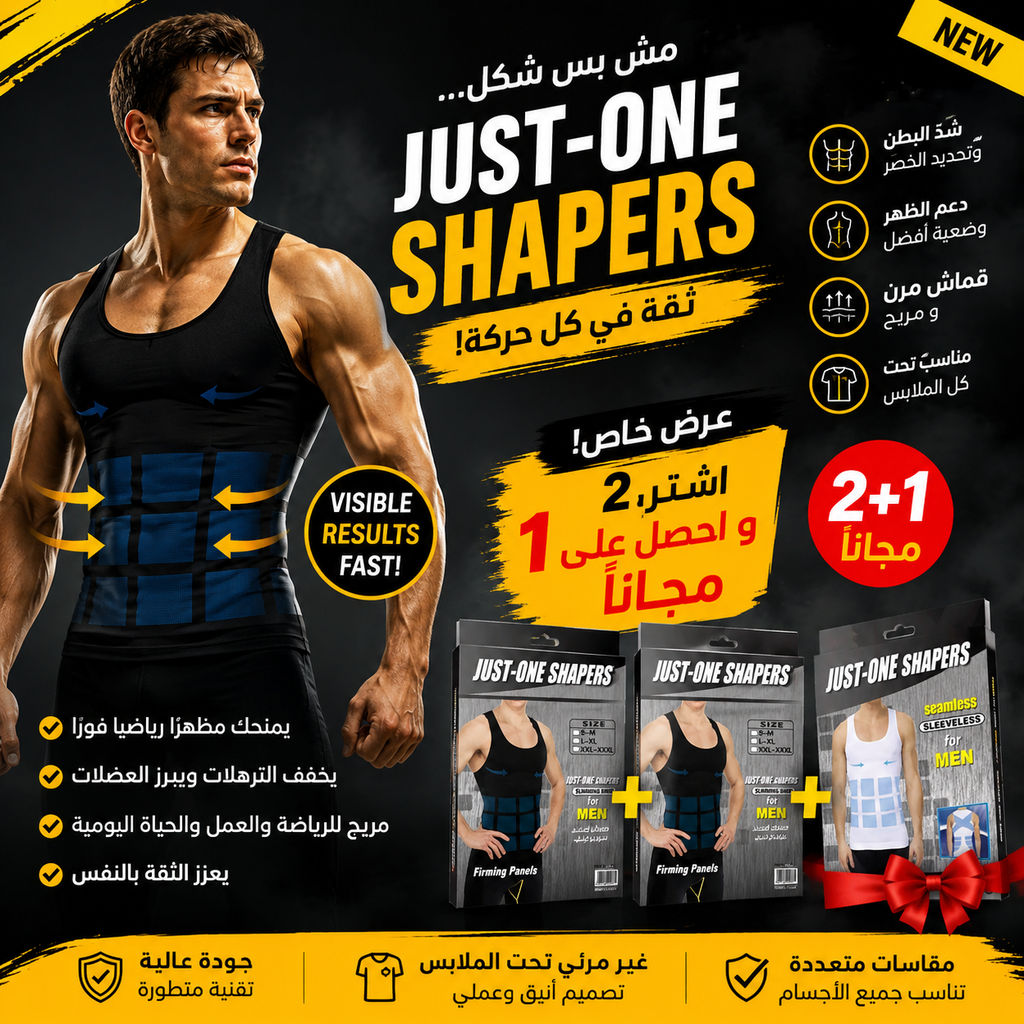 Just one shapers قميص شد البطن والخصر 🔥
